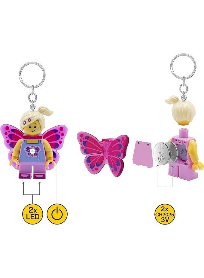 LEGO IQ Minifigures Keychain Light Butterfly Girl IQ-KE171H - Image 3